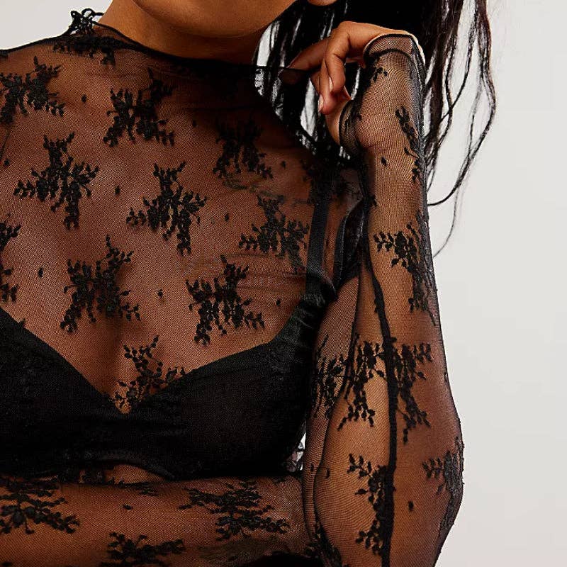 Mesh Top Black