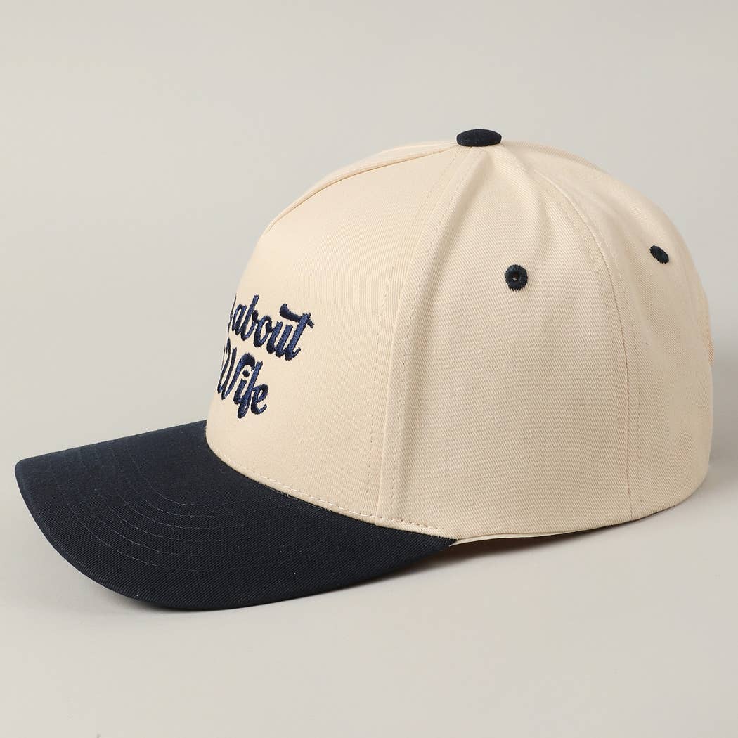 Sorry About My Husband Embroidery Hat
