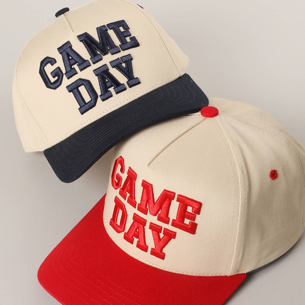 GAME DAY Embroidered Trucker Hat