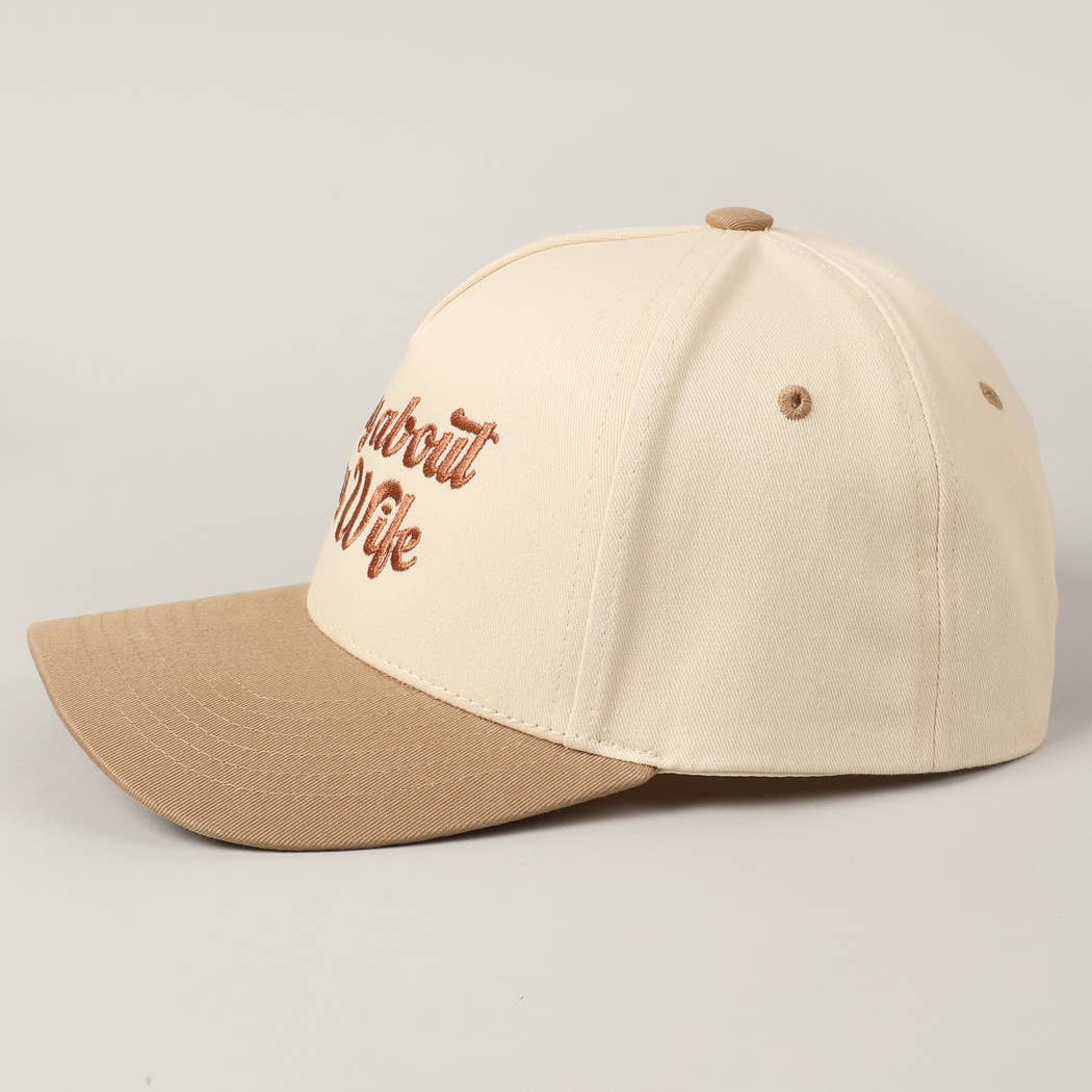 Sorry About My Husband Embroidery Hat