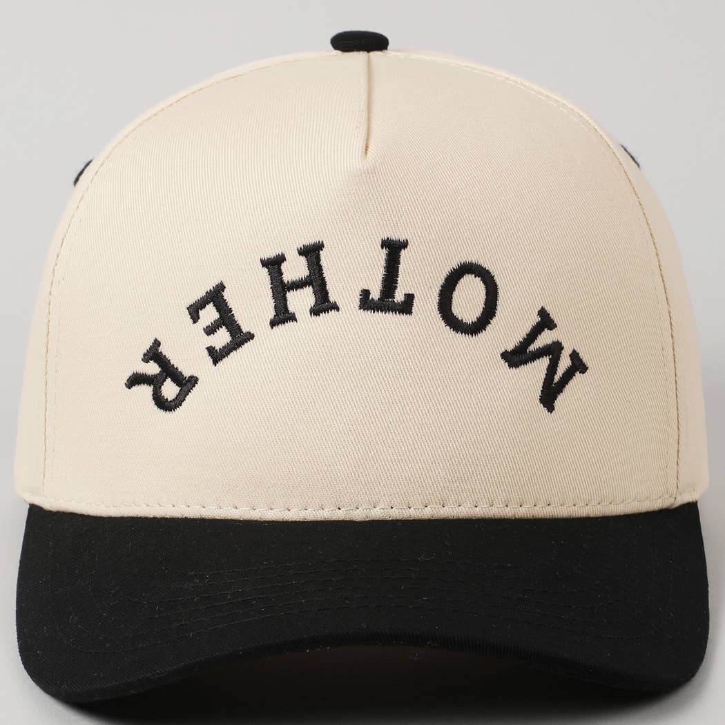 MOTHER Embroidery Cap Black