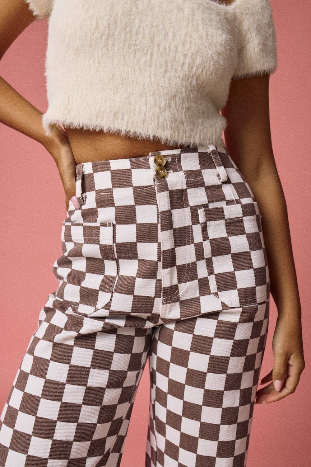 Checkered Red Bottoms