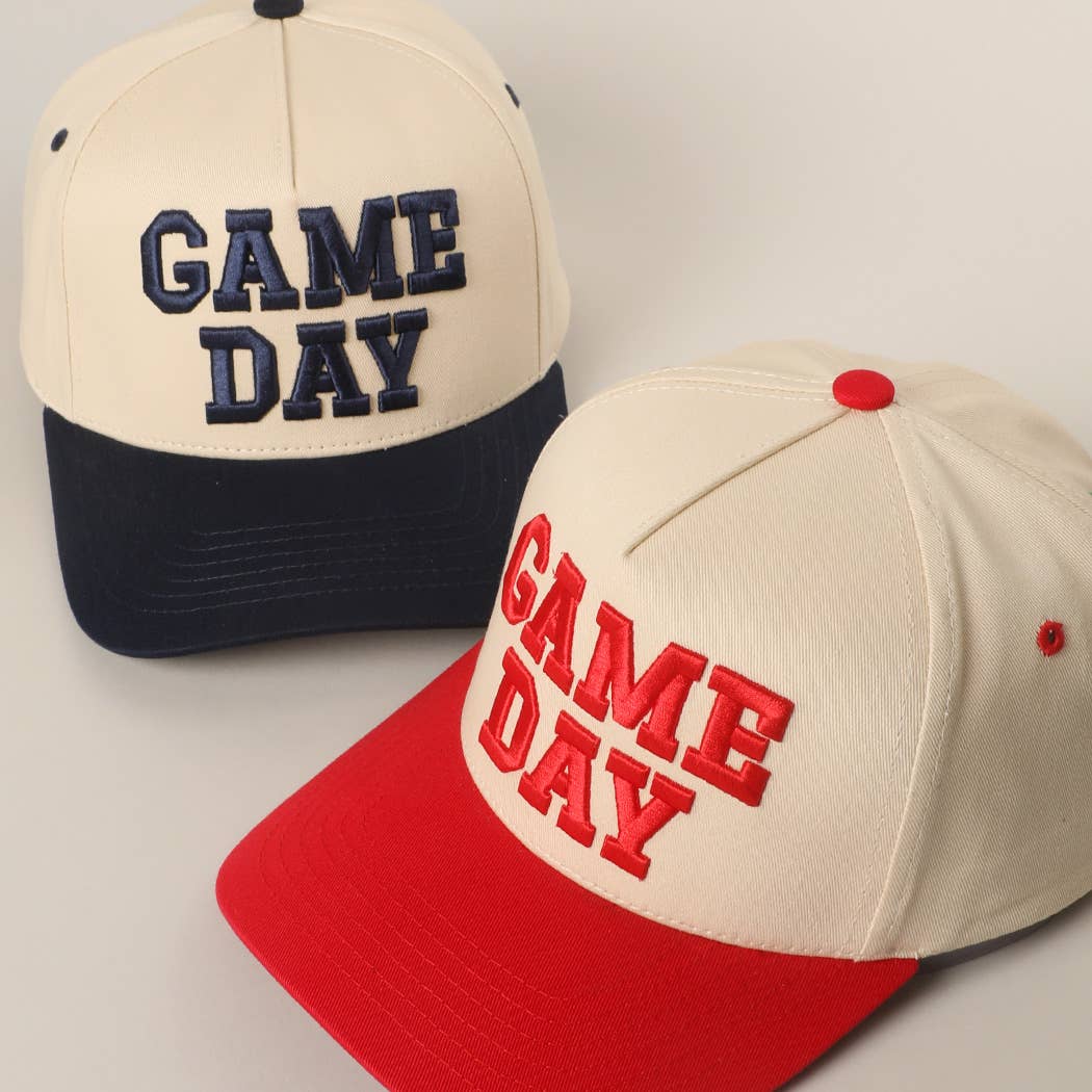 GAME DAY Embroidered Trucker Hat