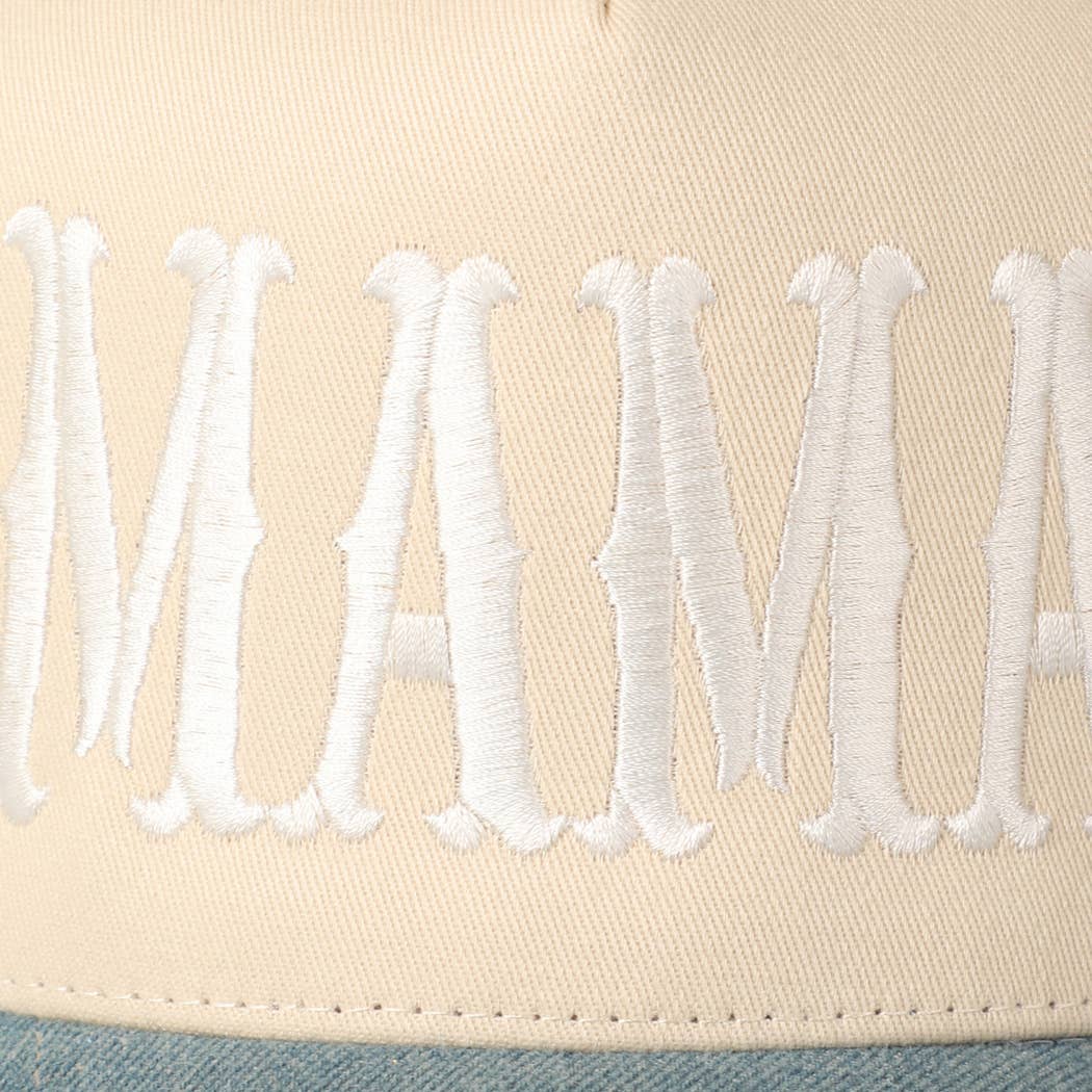 MAMA Embroidery Hat Pink