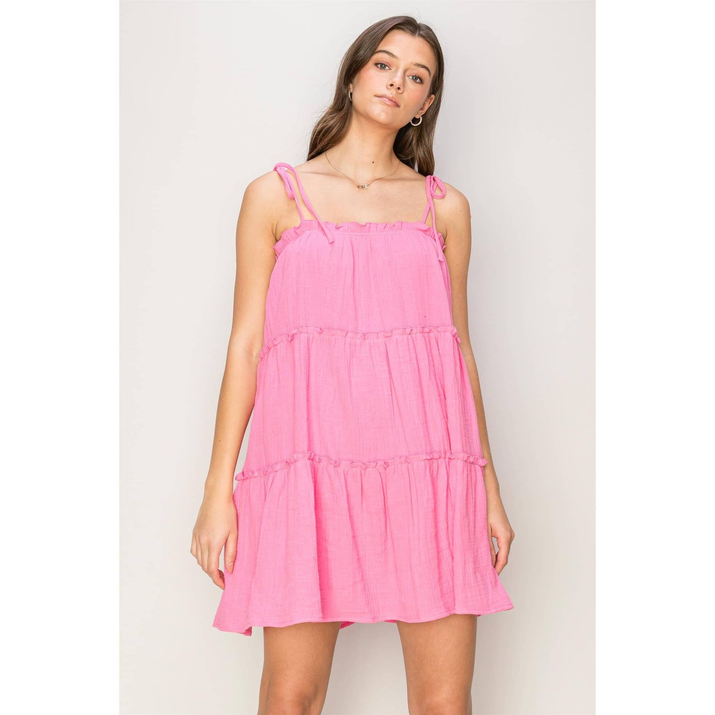 Pink Babydoll Dress