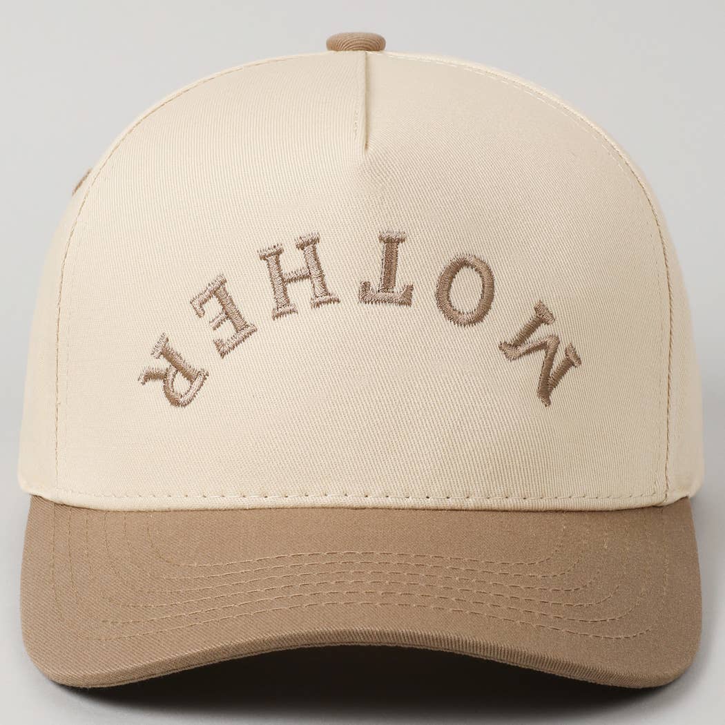 MOTHER Embroidery Cap Black