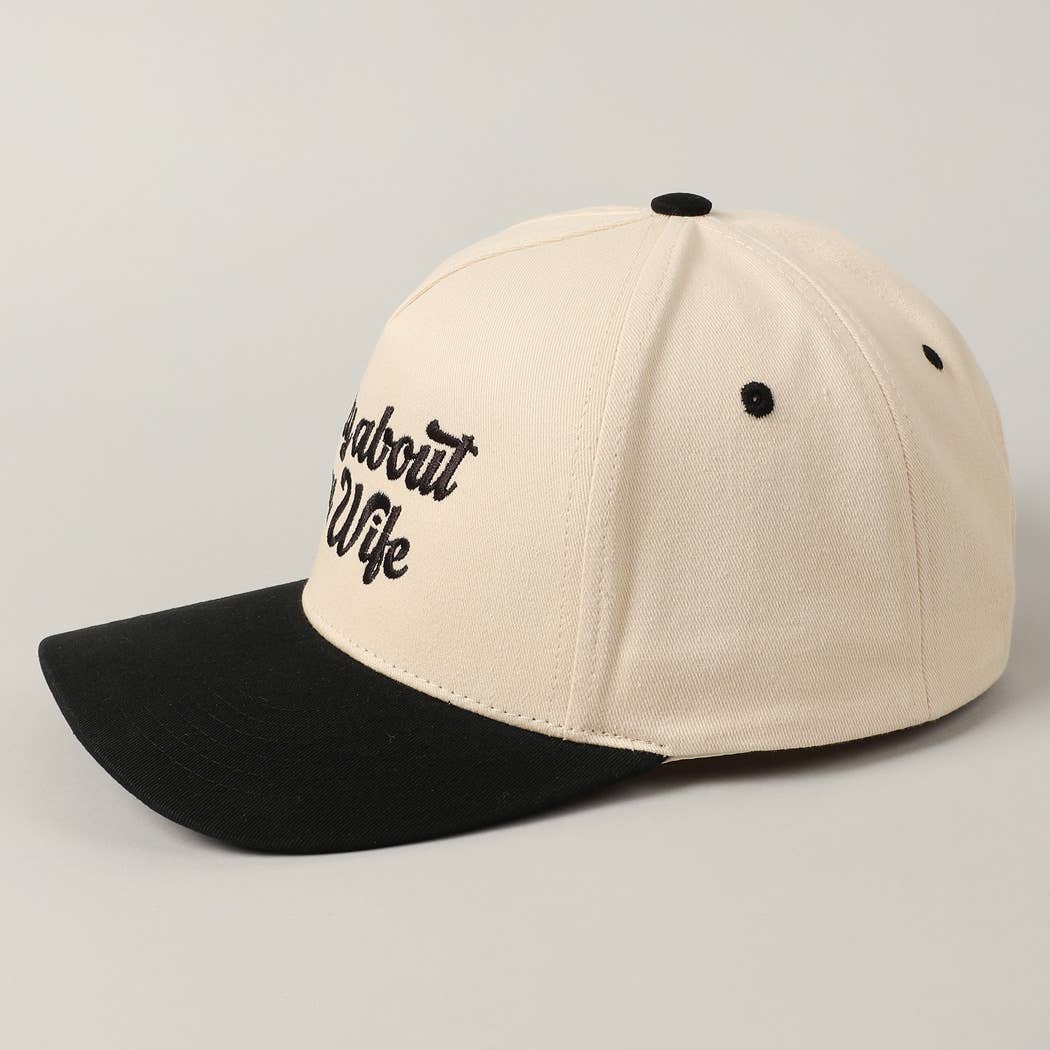 Sorry About My Husband Embroidery Hat