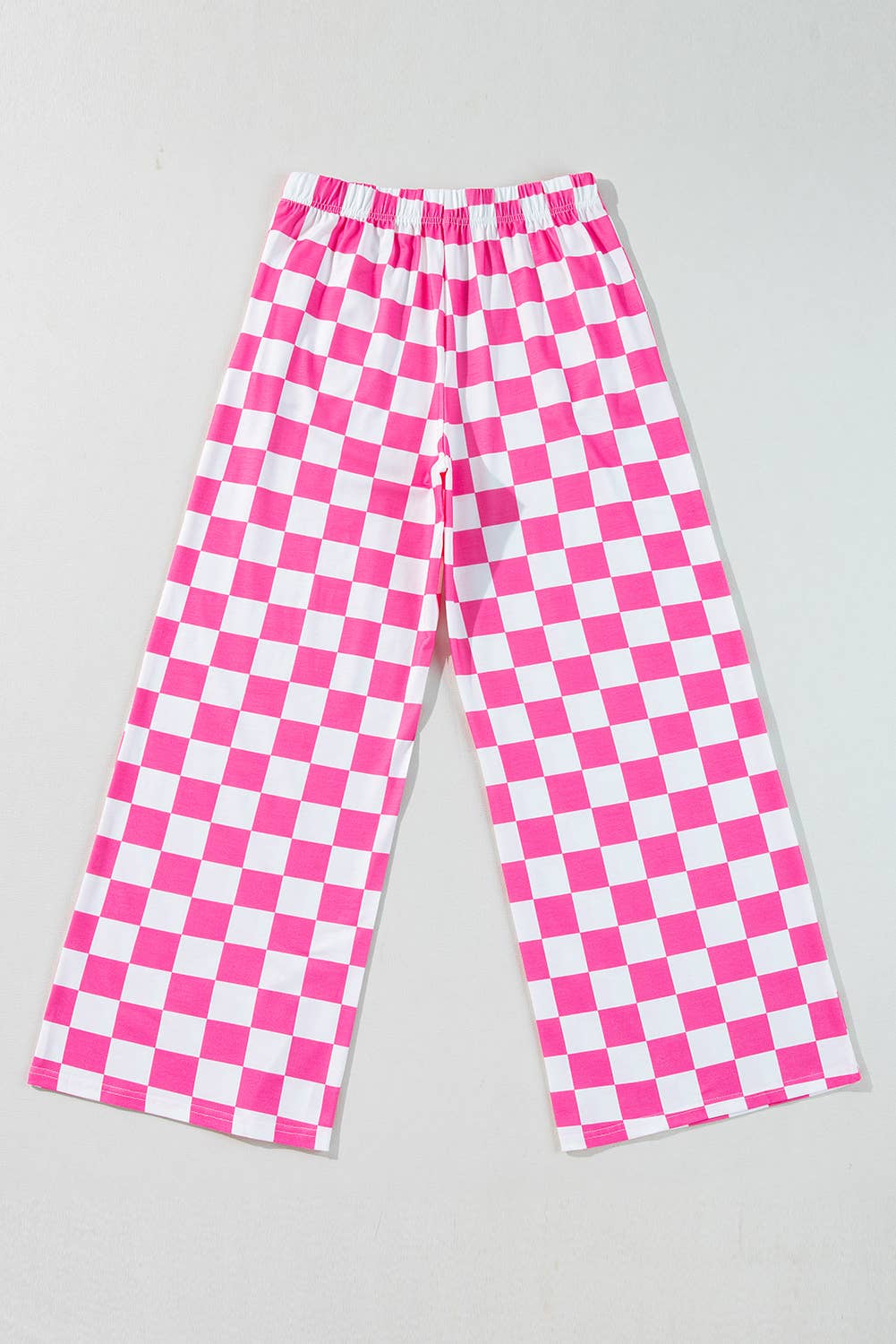 Checkered Pants Black