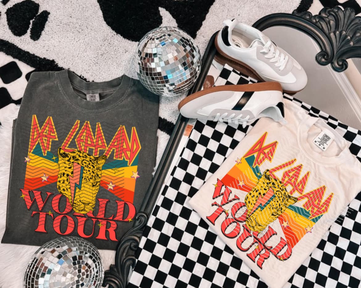 The Vintage World Tour Graphic Tee Comfort Colors
