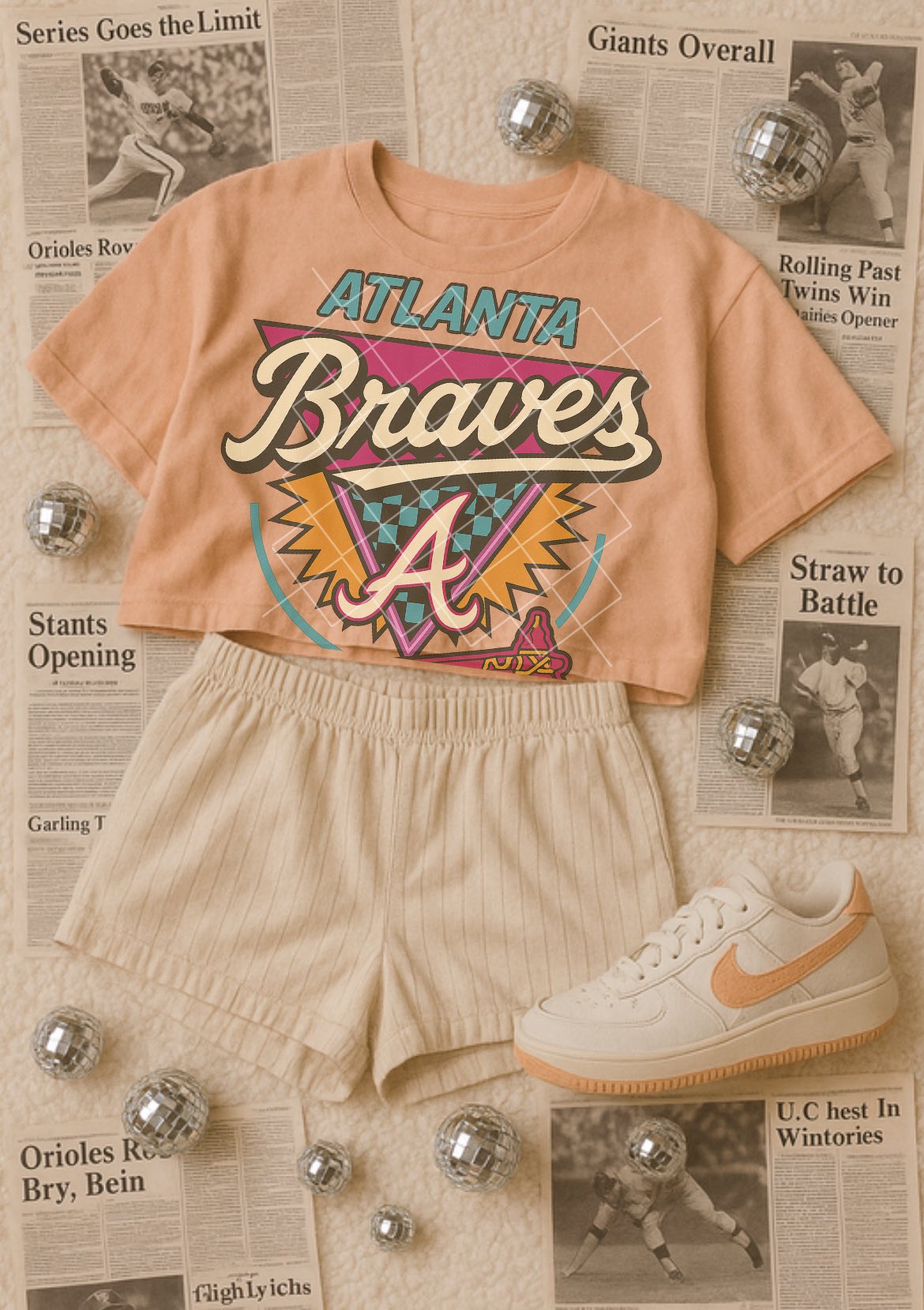 Braves Comfort Colors Graphic Tee