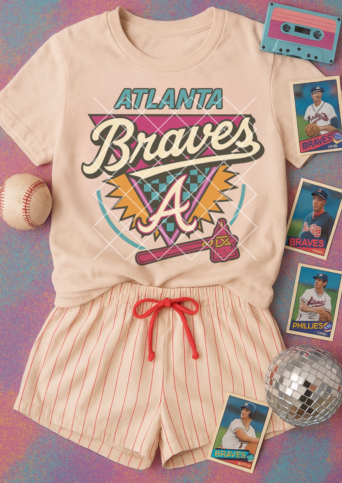 Braves Comfort Colors Graphic Tee