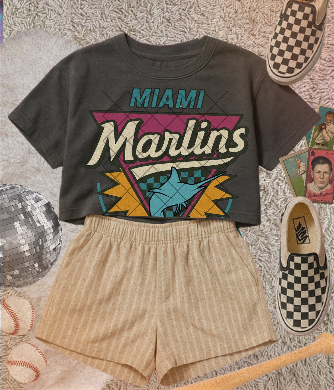 Marlins Comfort Colors Graphic Tee