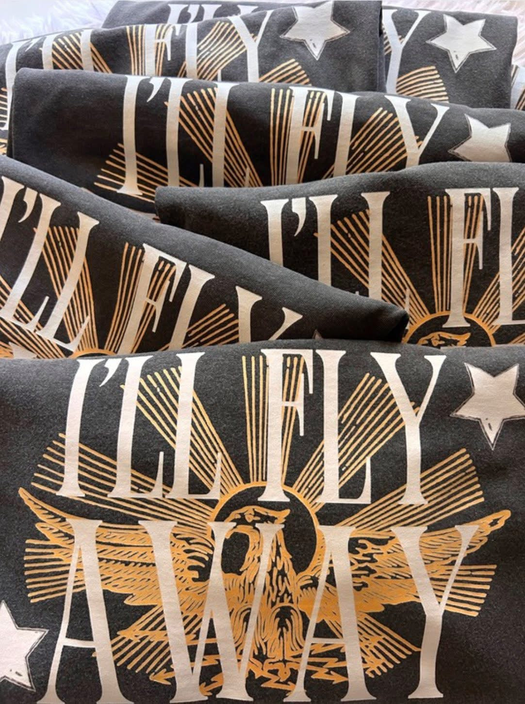 I'll Fly Away Oh Glory Faith Graphic Tee