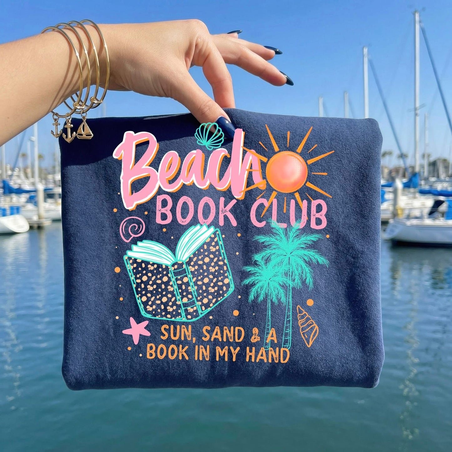 Beach Book Club Summer Comfort Colors Graphic Tee