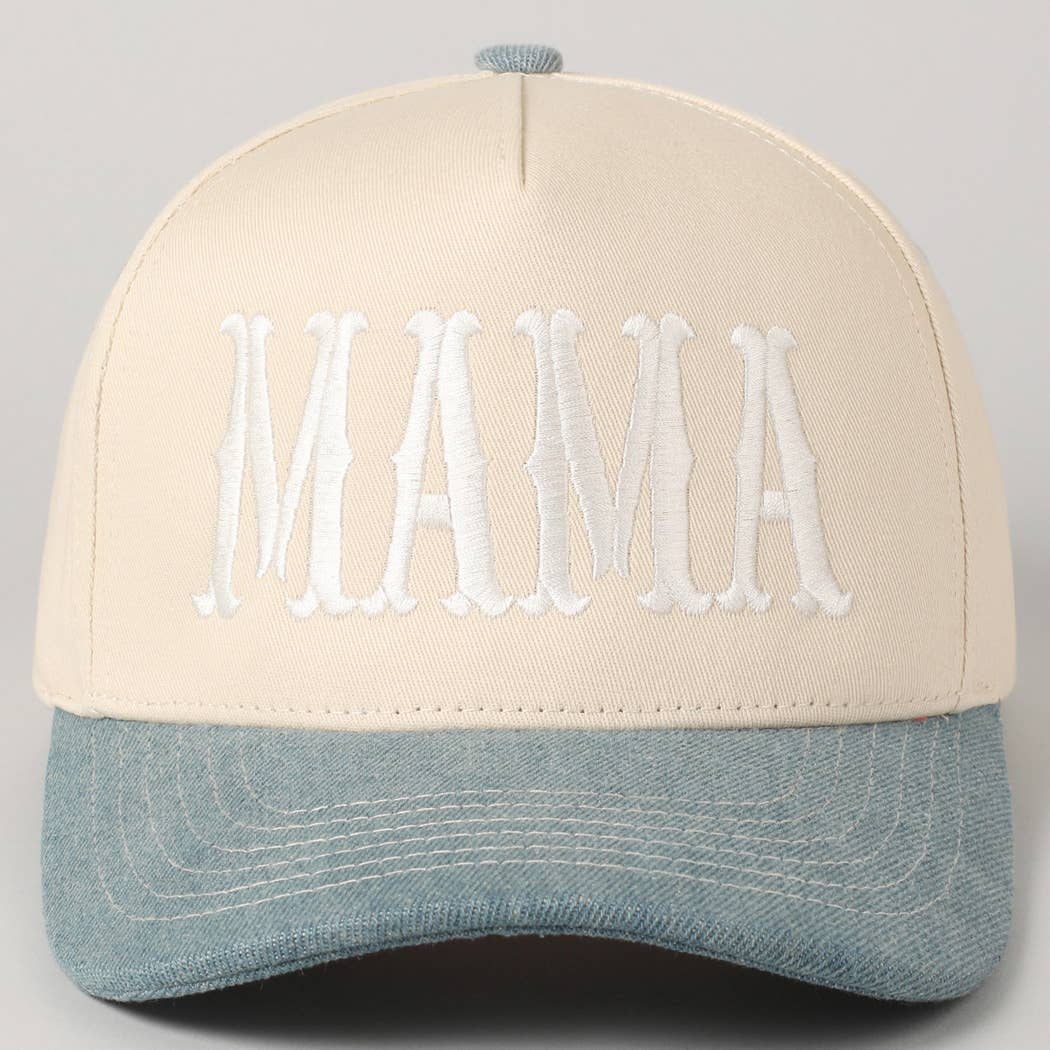 MAMA Embroidery Hat Pink