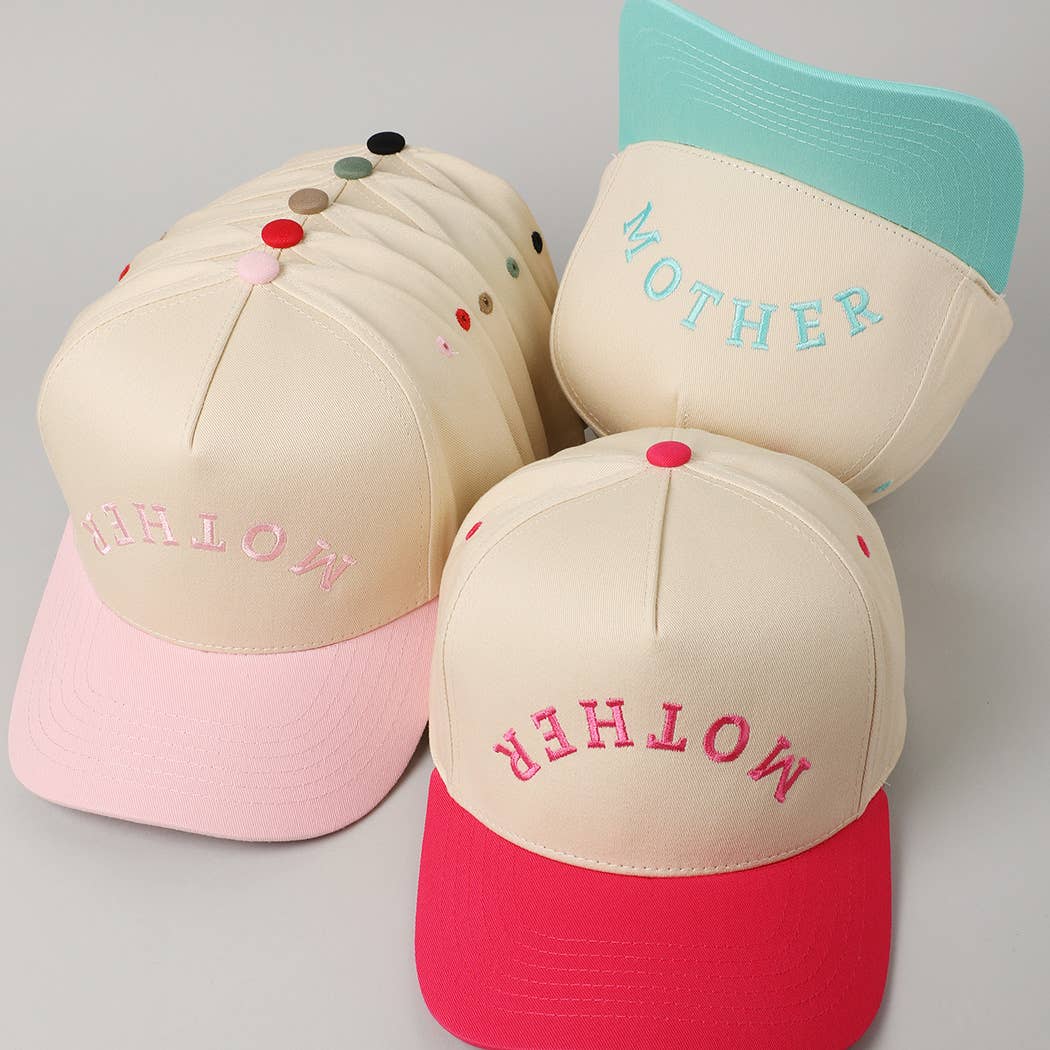 MOTHER Embroidery Cap Black