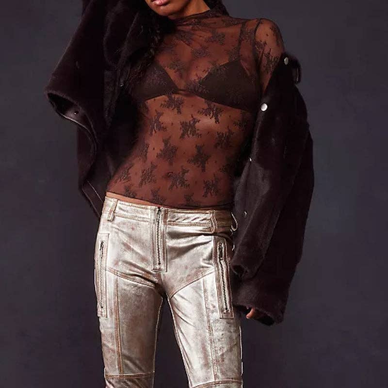 Mesh Top Lavender