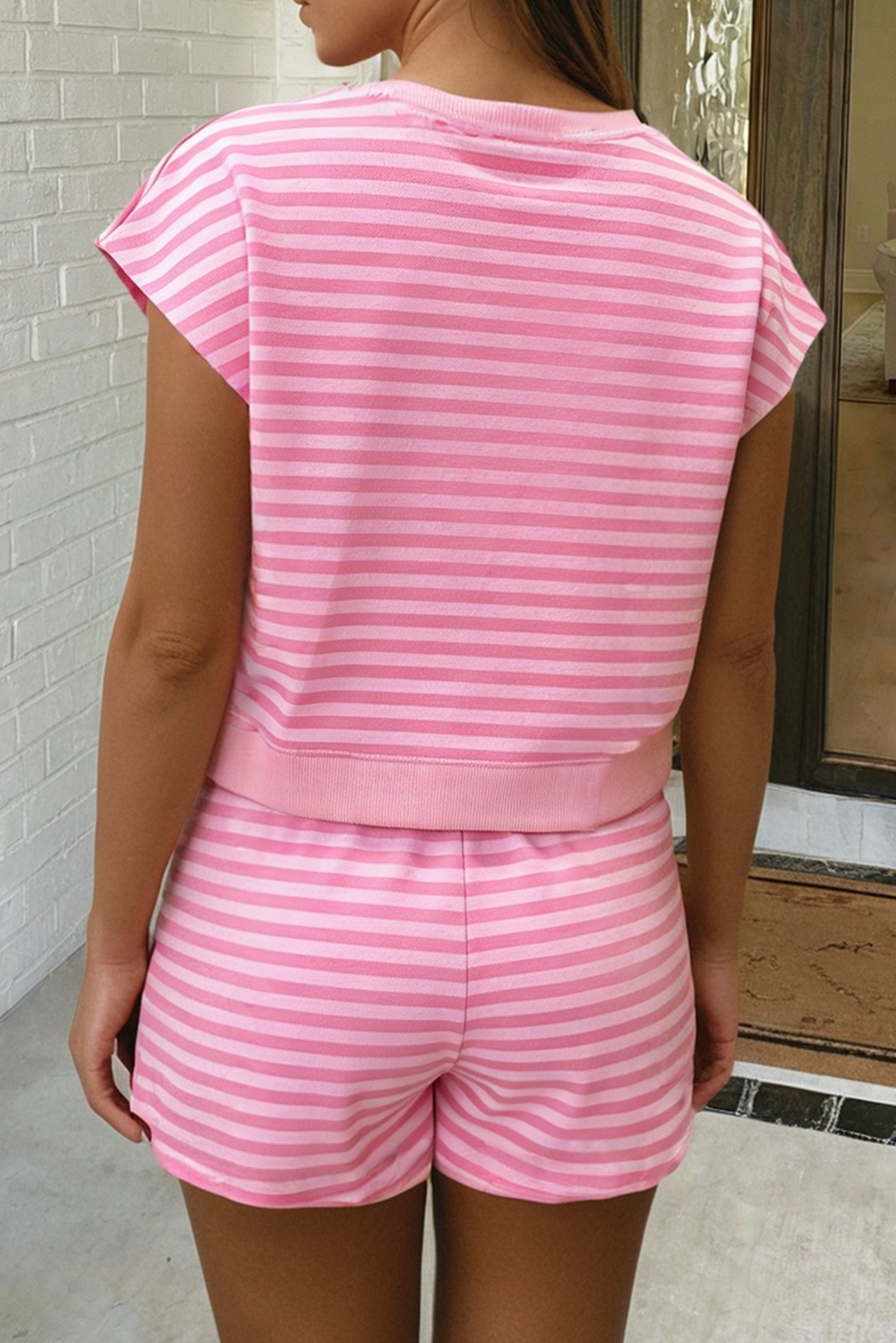 Pink Stripe Set