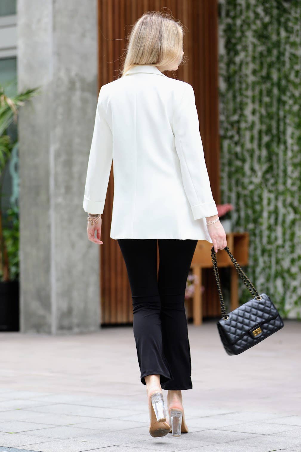 Open front Classic Blazer Black