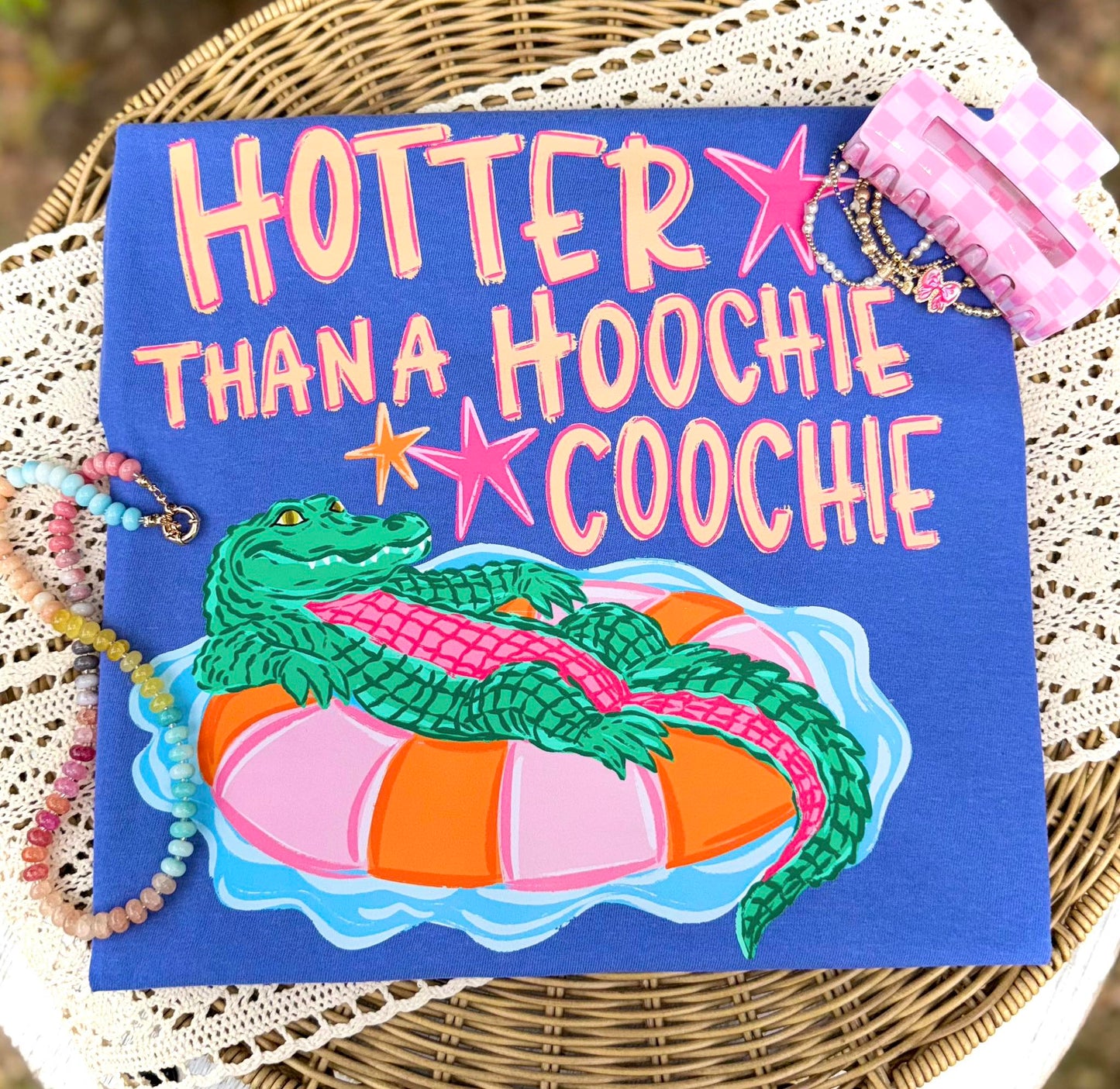 Hotter Than a Hoochie Coochie Comfort Colors Graphic Tee