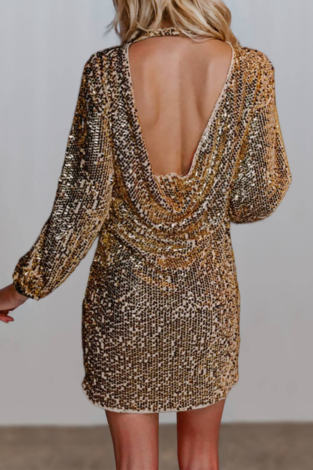Sequined Mini Dress