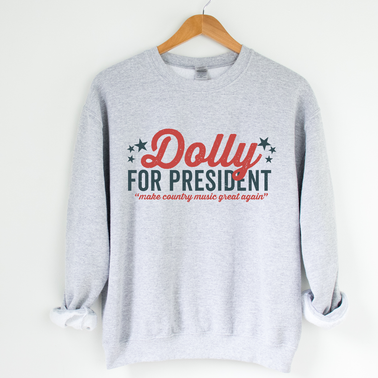 Dolly For President Graphic Crewneck