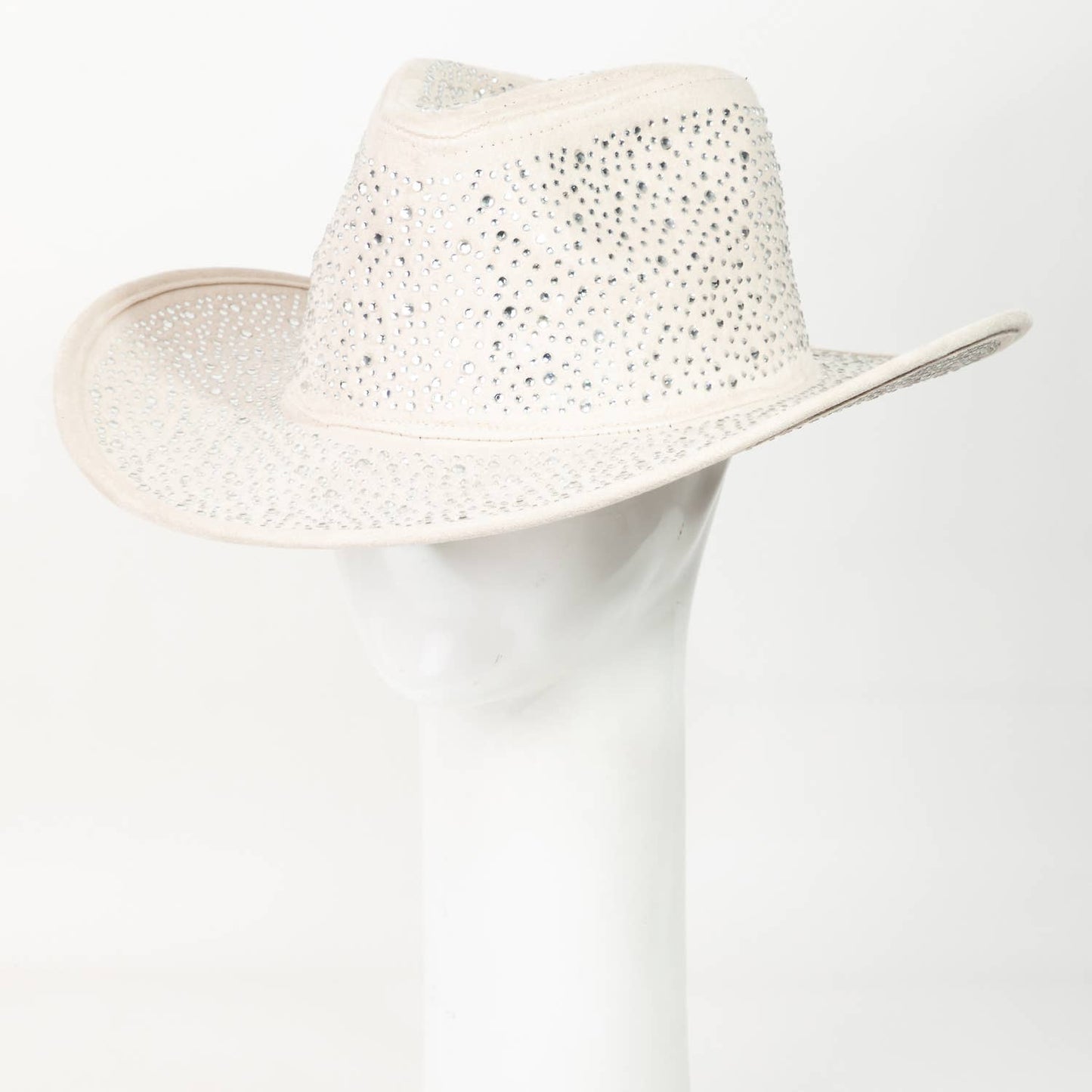 Rhinestone Studded Fedora Hat Pink