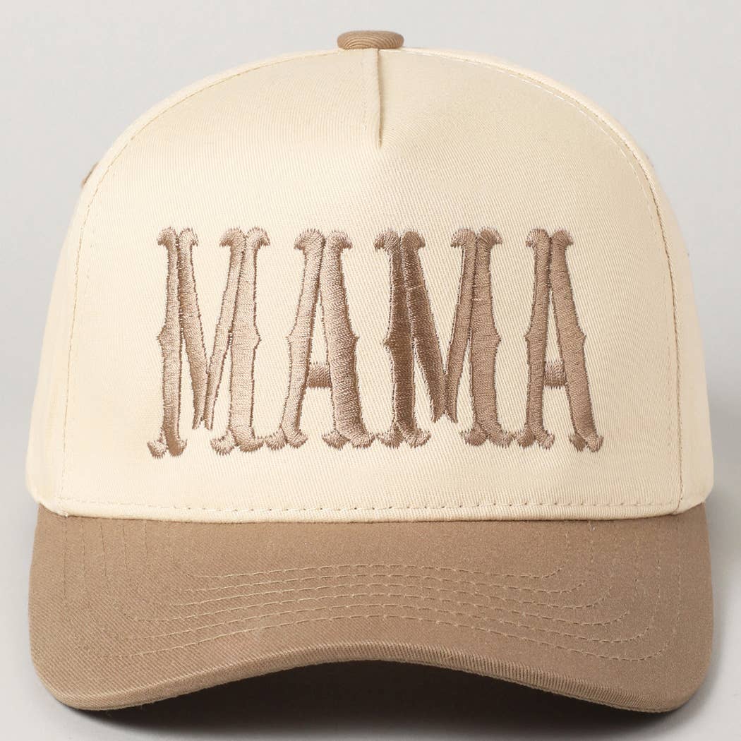 MAMA Embroidery Hat Pink