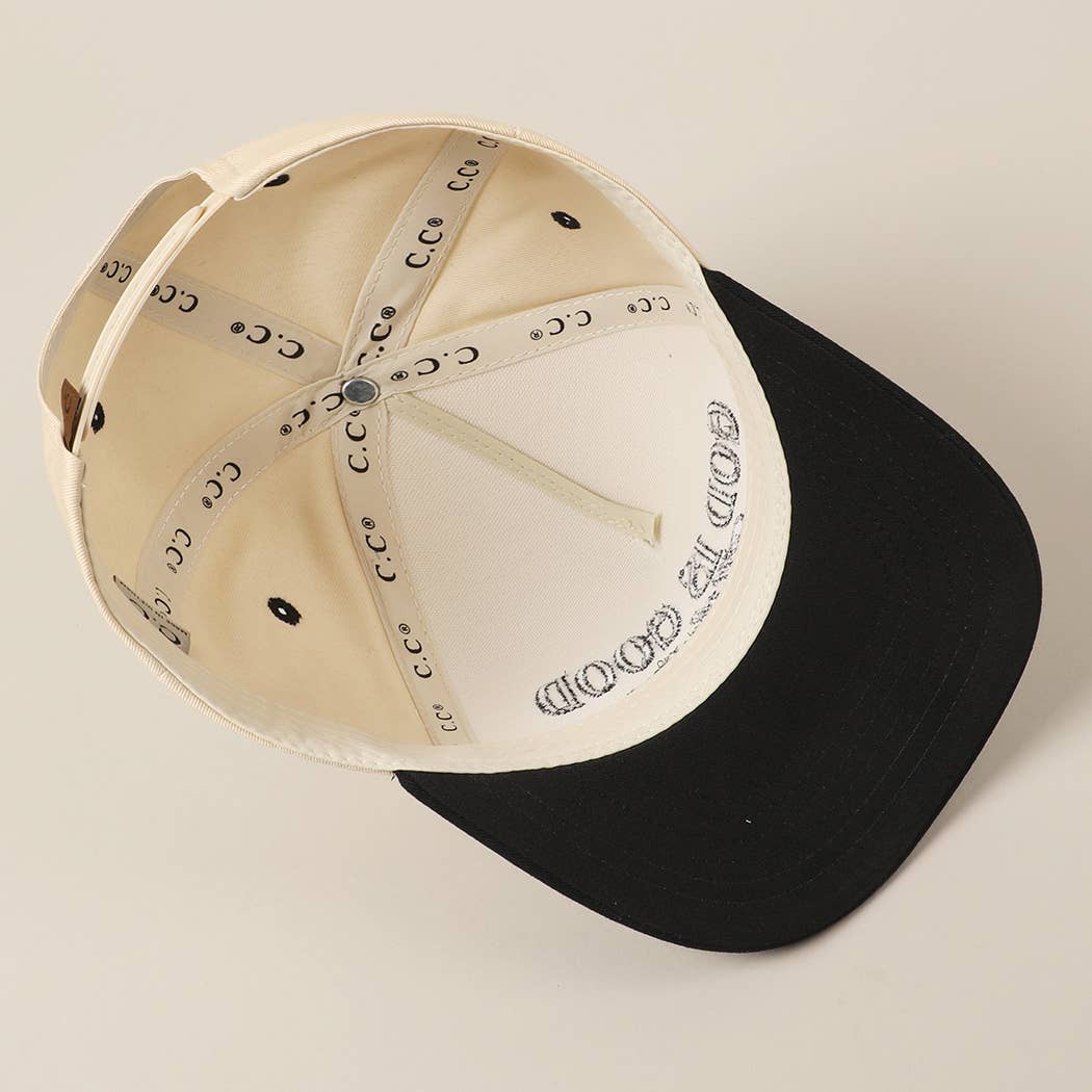 God Is Good All The Time Embroidery Trucker Hat Mint
