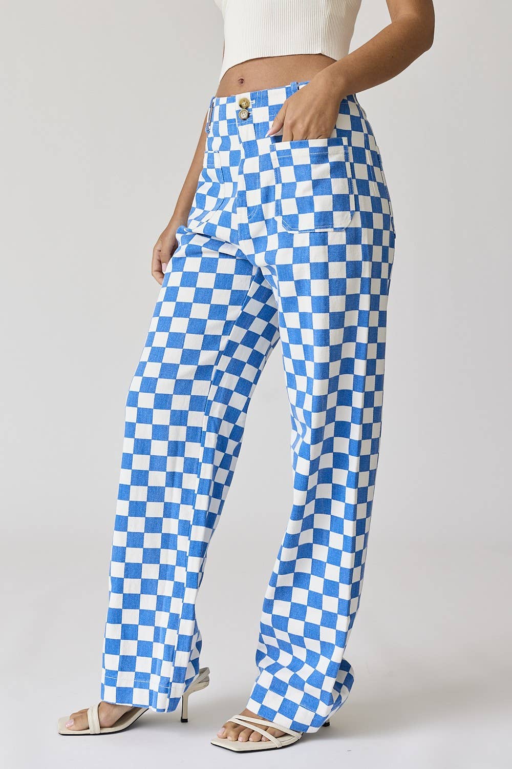 Checkered Red Bottoms