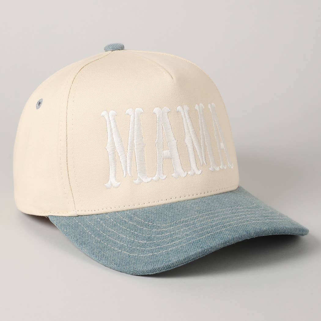 MAMA Embroidery Hat Pink