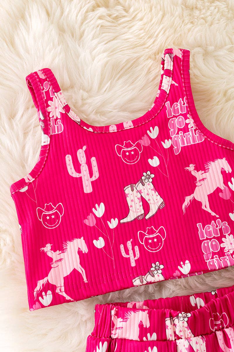 cowgirl printed set