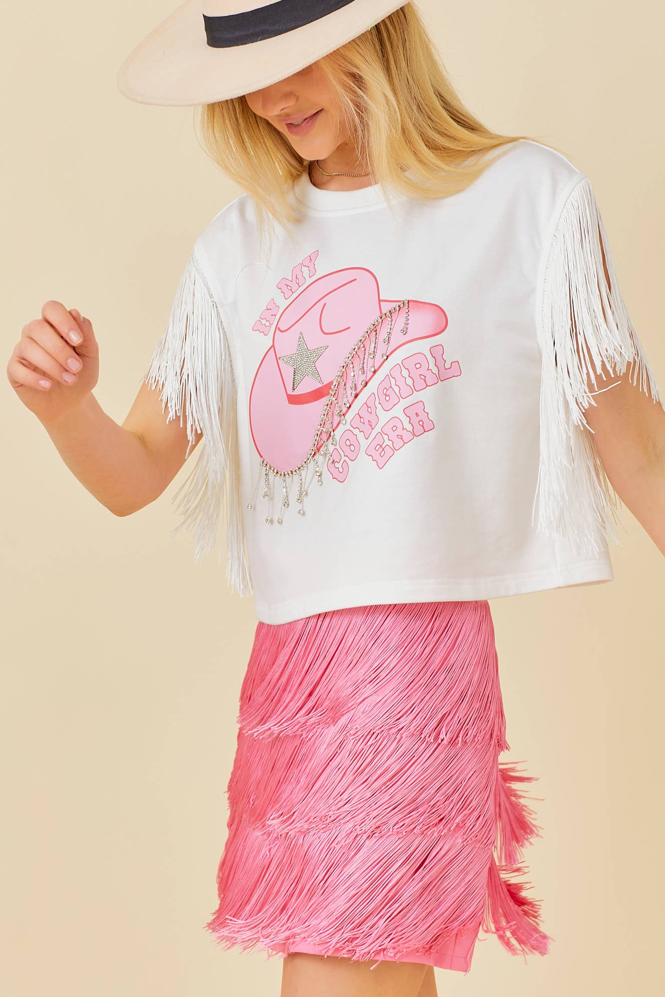 Rhinestone Cowgirl Era Top