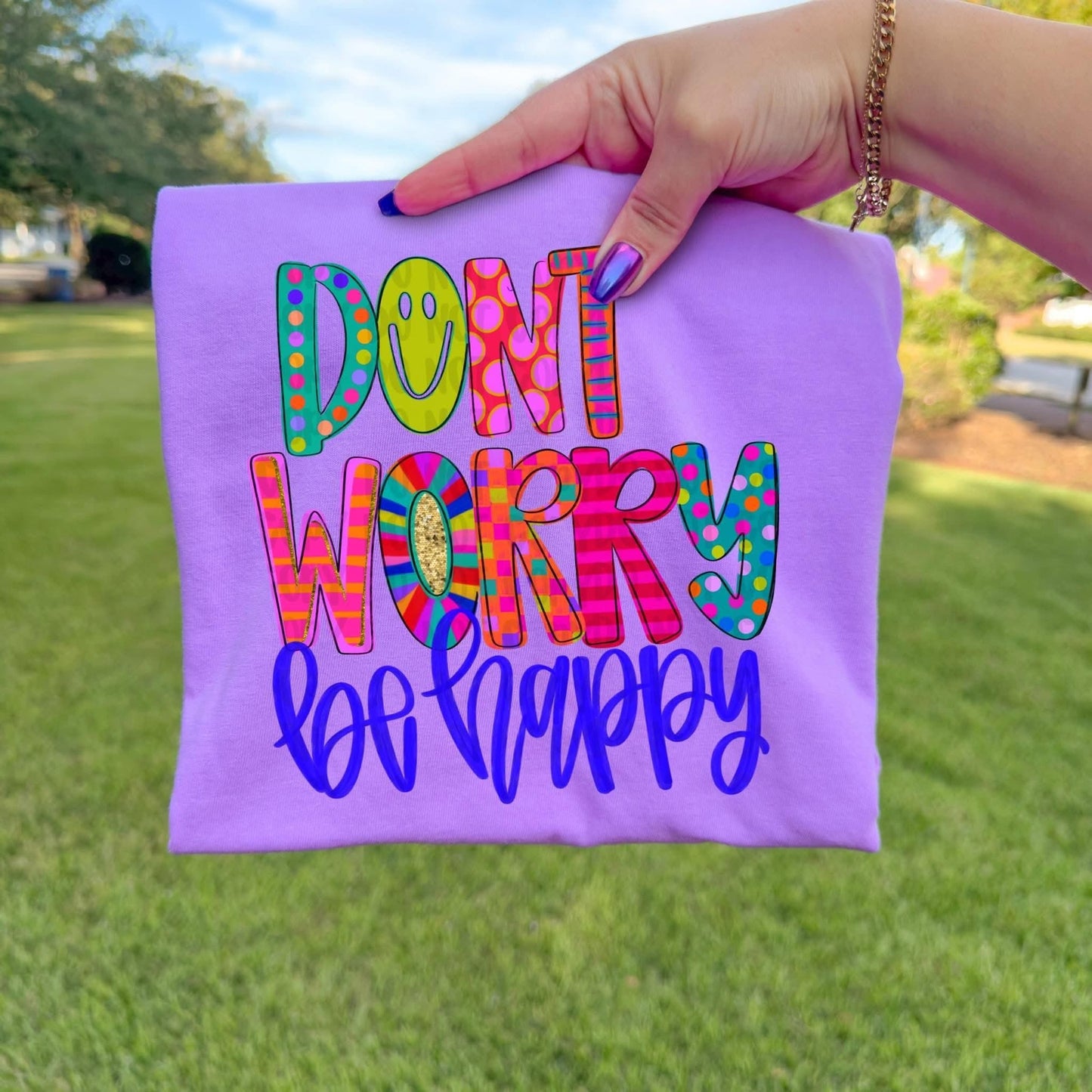 Don’t Worry Be Happy Graphic Tee Comfort Colors