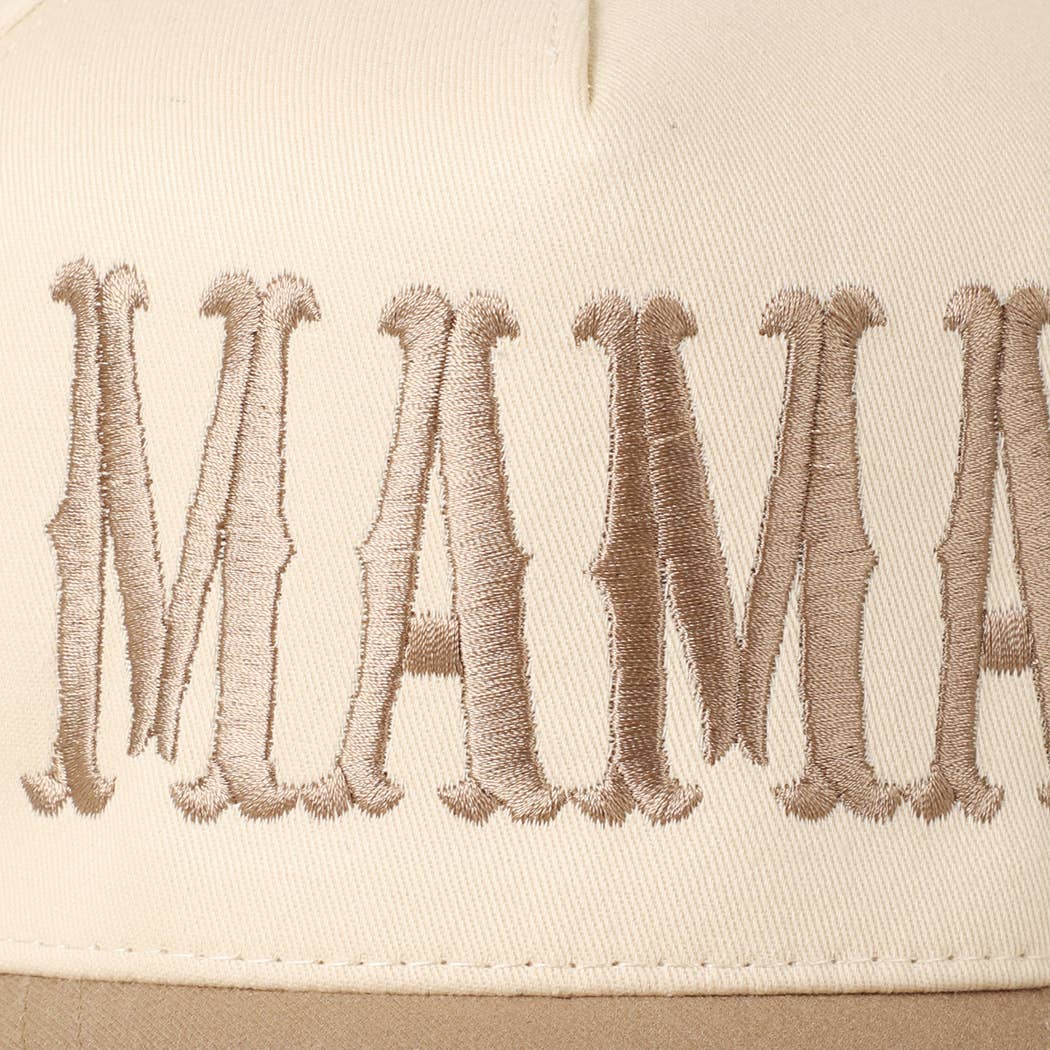 MAMA Embroidery Hat Pink
