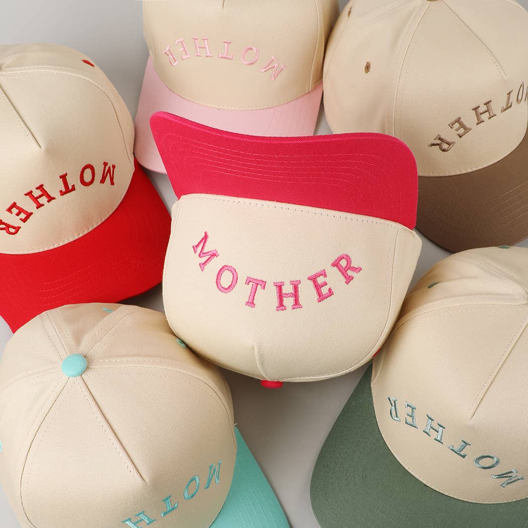 MOTHER Embroidery Cap Black