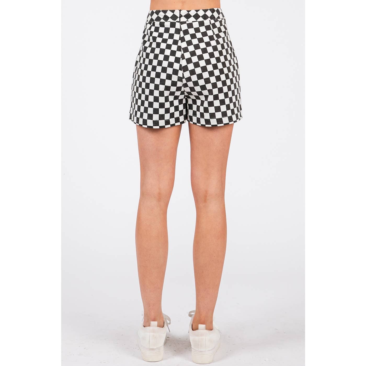 Red CHECKERED SKORT