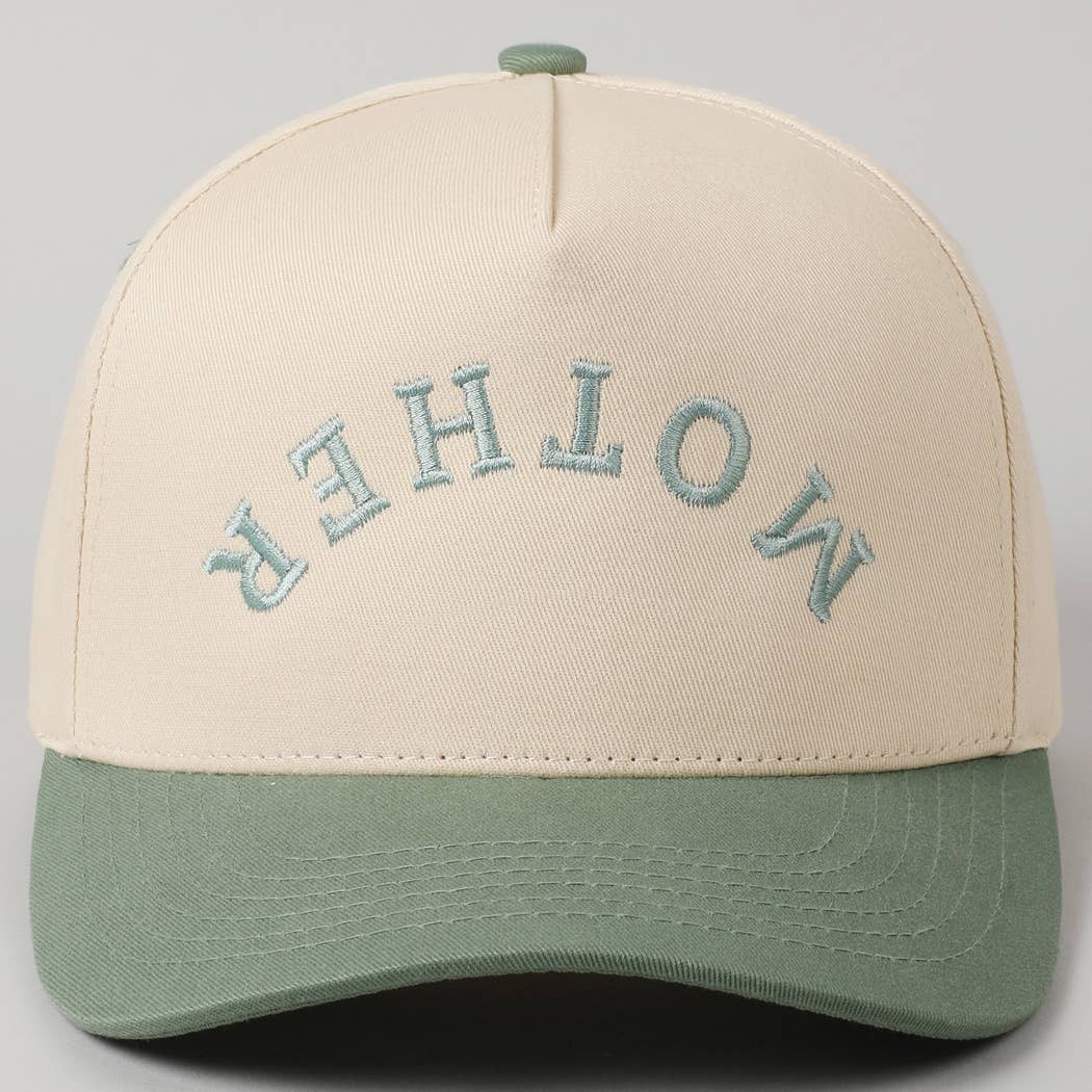 MOTHER Embroidery Cap Black