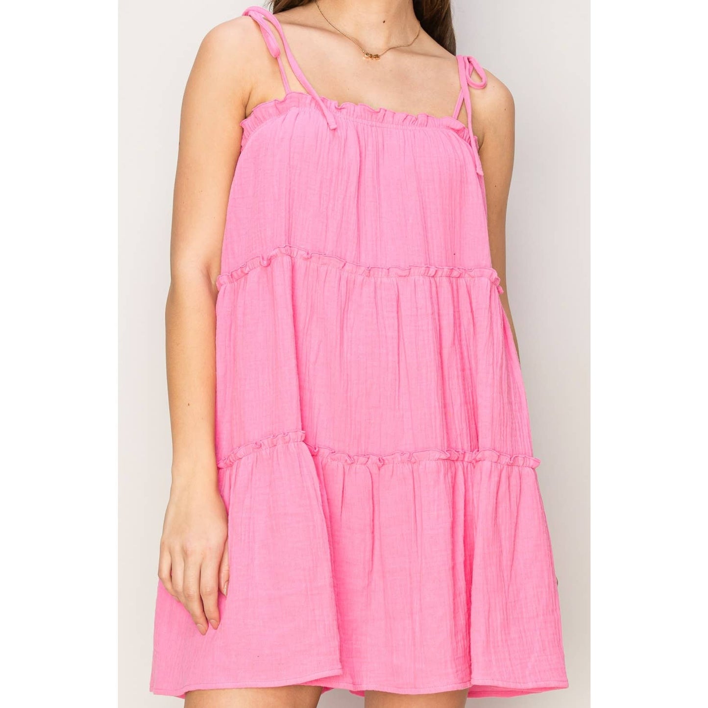 Pink Babydoll Dress