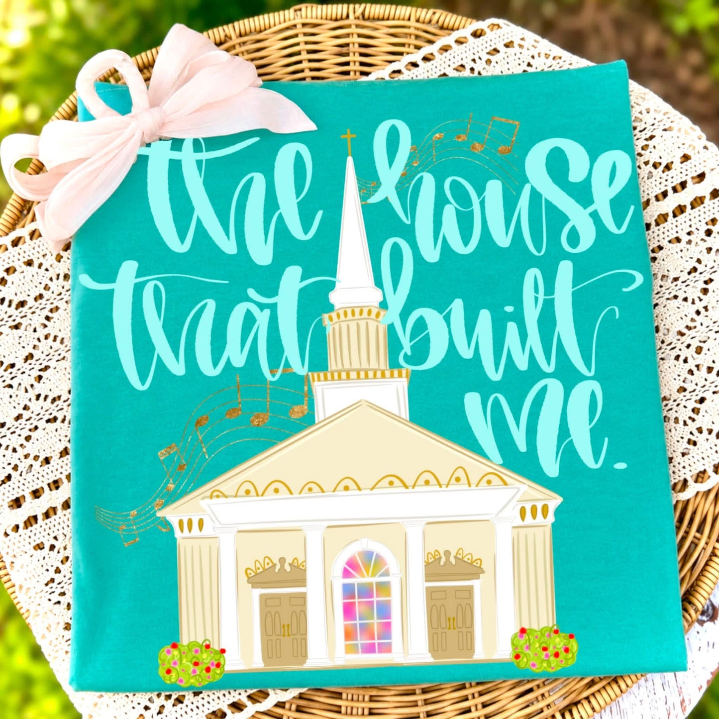 The House that Built Me Faith Comfort Colors Graphic Tee