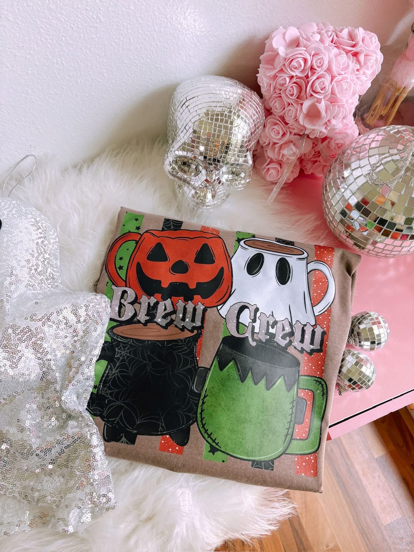 Boo Crew Halloween Comfort Colors Graphic Tee