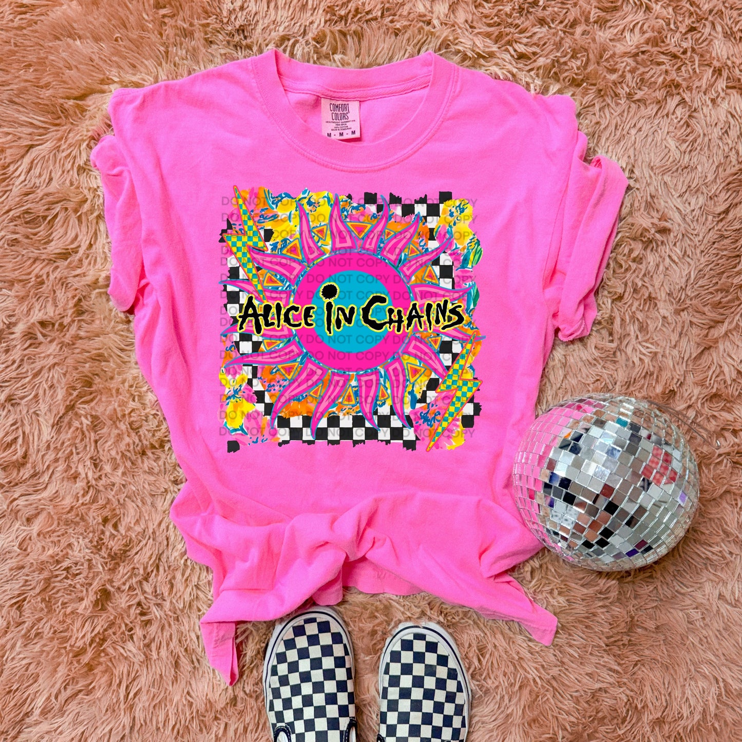Neon Alice Comfort Colors Graphic Tee