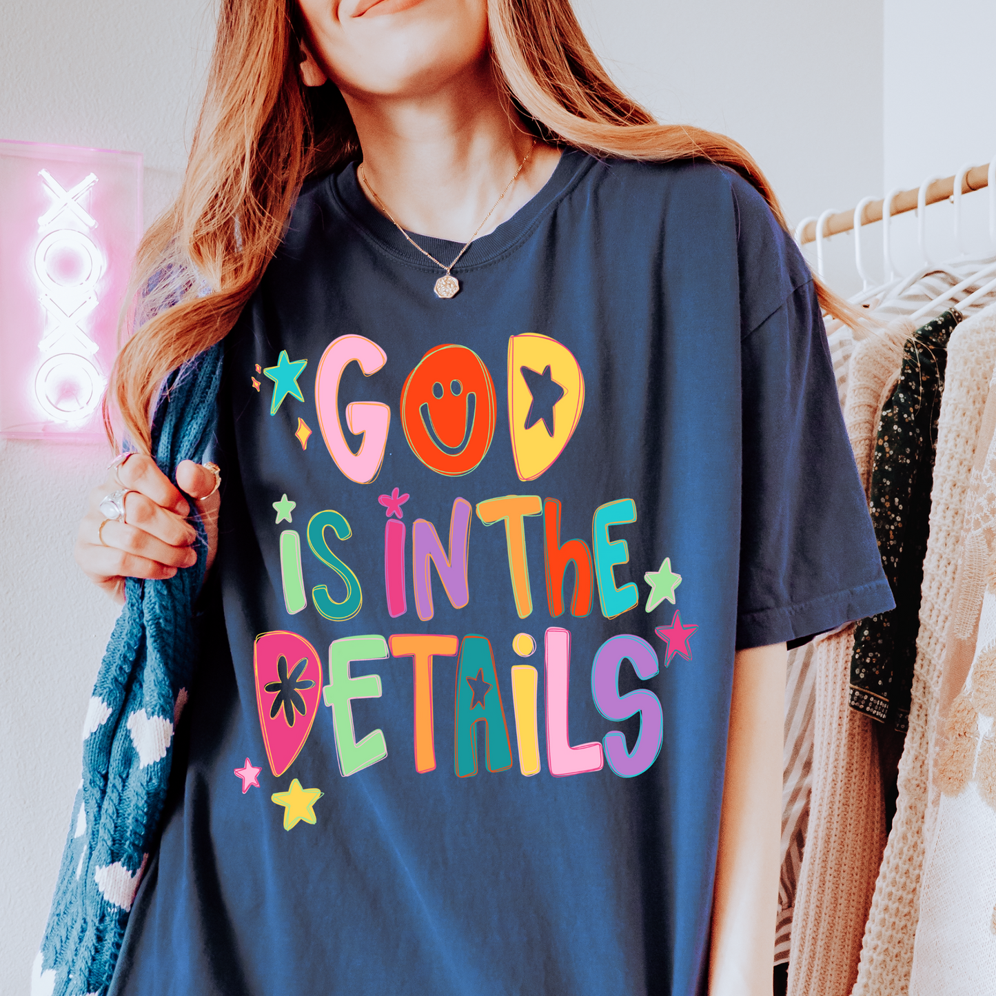 God is in the Details Faith Graphic Tee