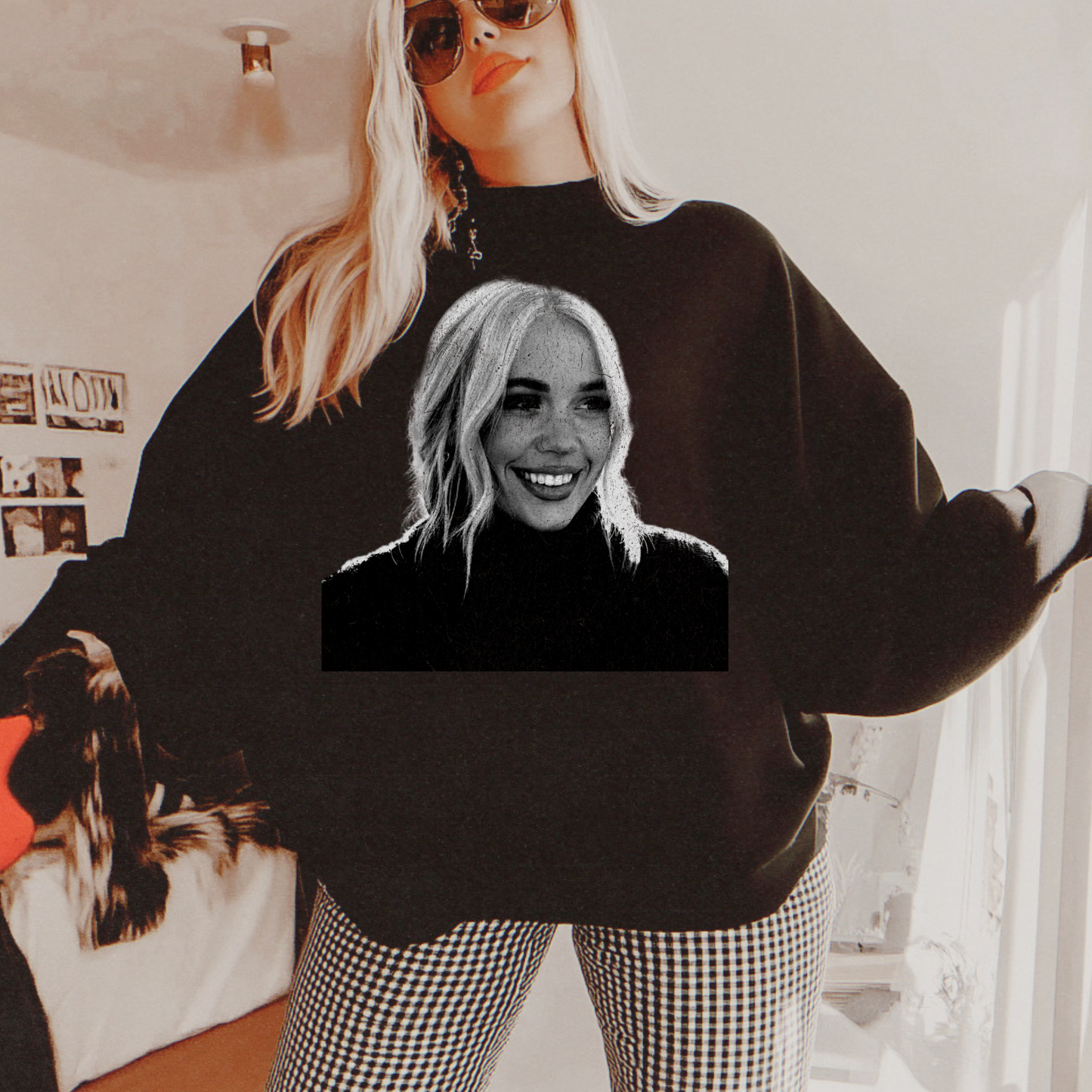 Megan Half Toned Silhouette Sweatshirt