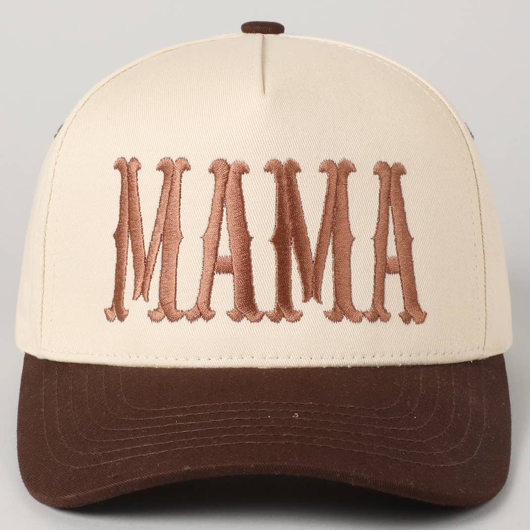 MAMA Embroidery Hat Pink