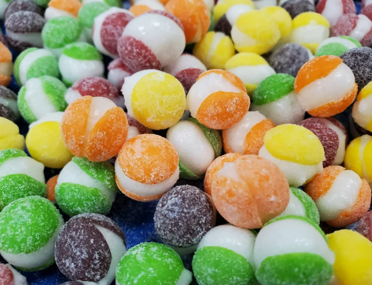 Freeze Dried Sour Puffs (sour skittles)
