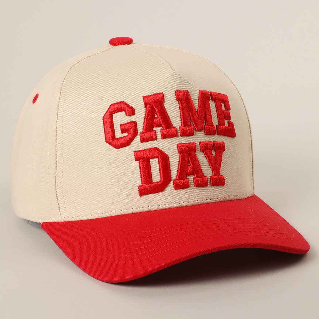 GAME DAY Embroidered Trucker Hat