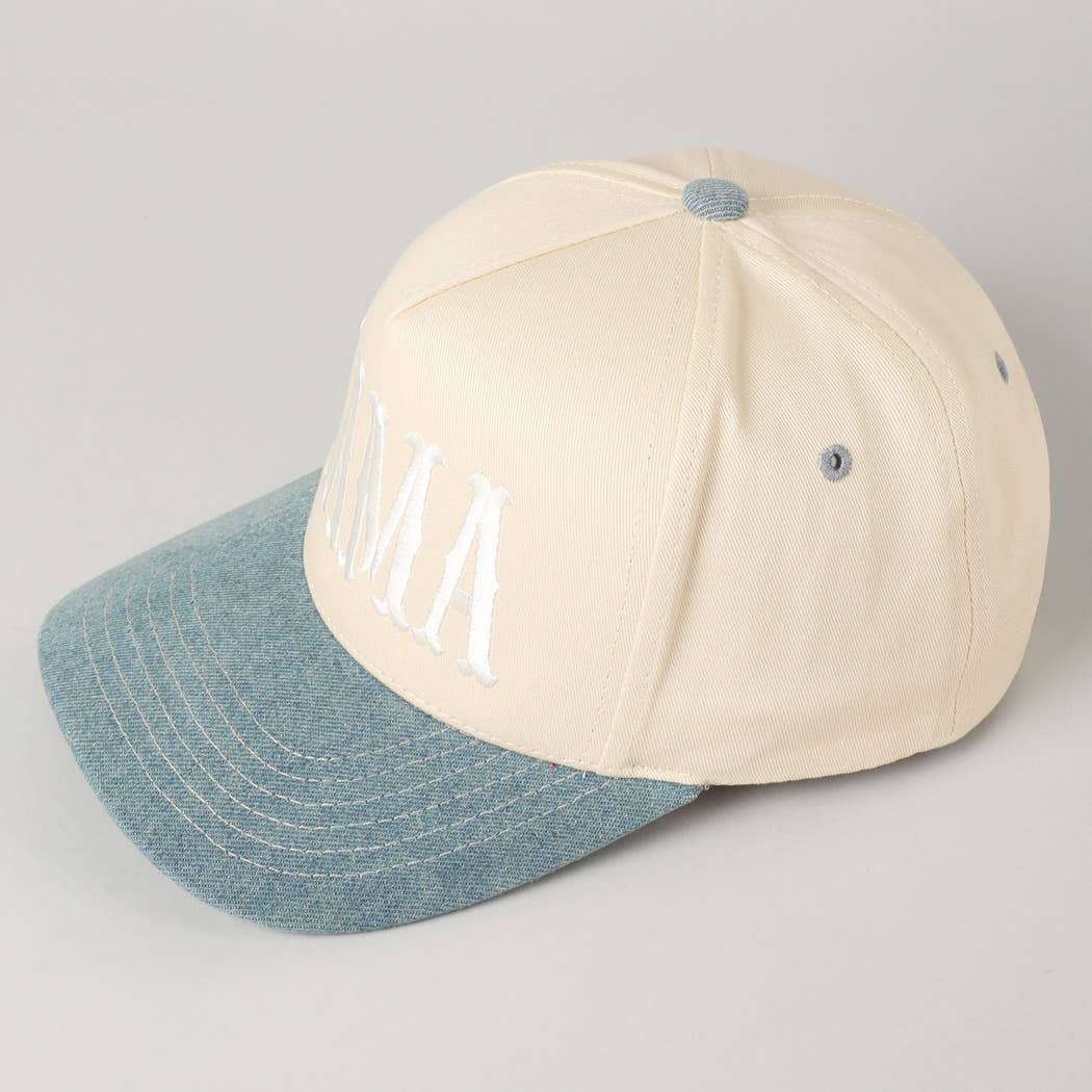 MAMA Embroidery Hat Pink