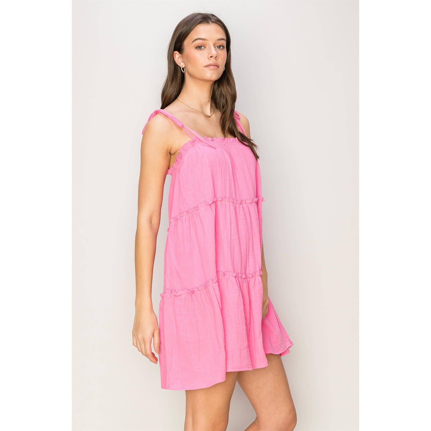 Pink Babydoll Dress
