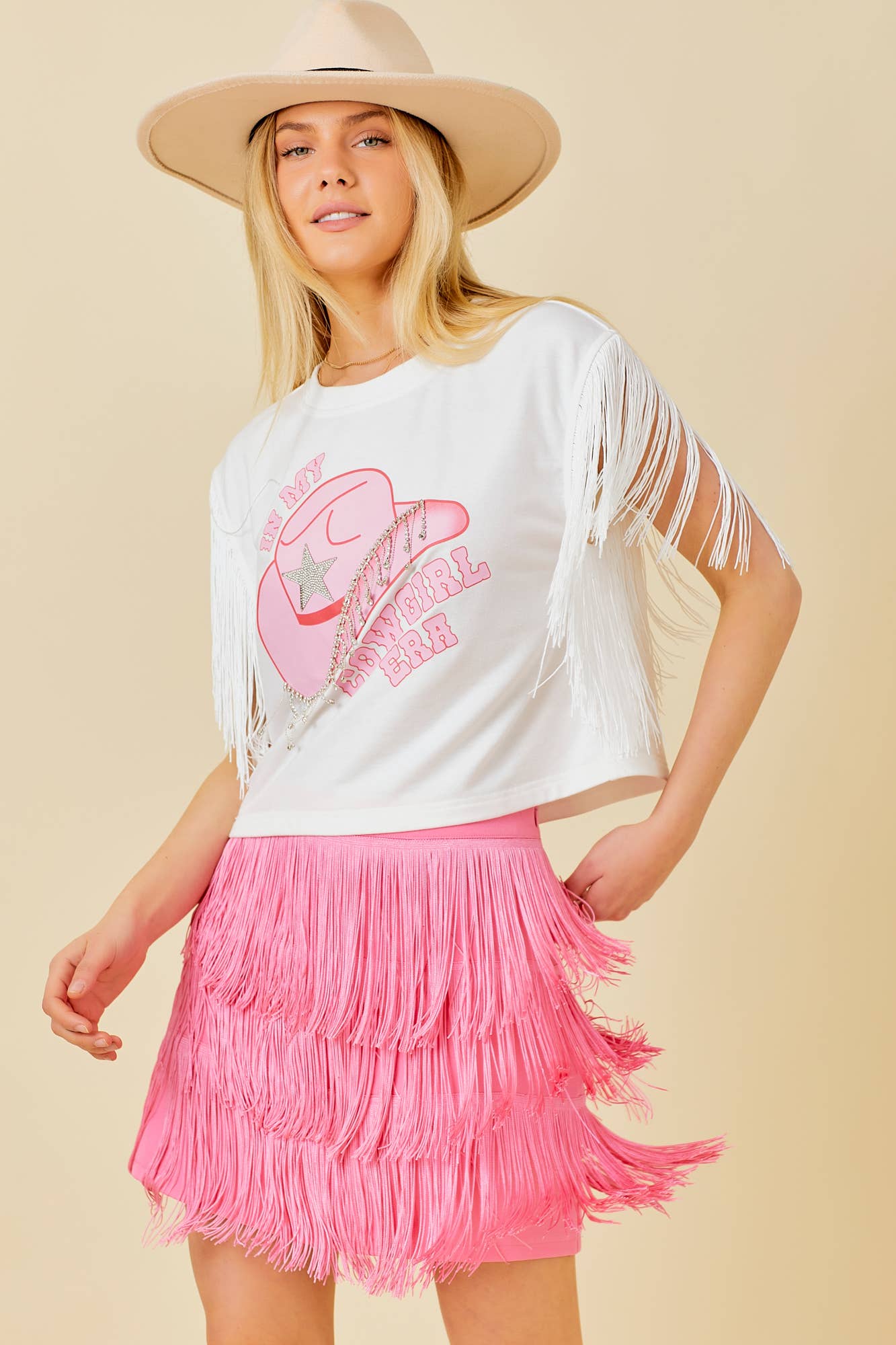Rhinestone Cowgirl Era Top